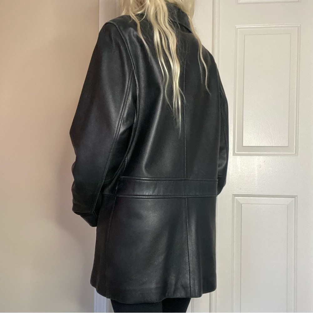 Liz Claiborne Leather Jacket - Picture 3 of 7